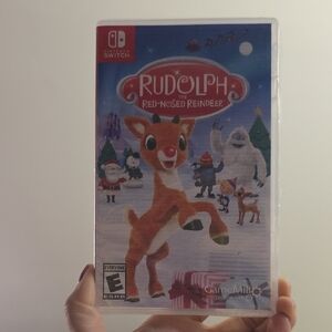 Nintendo Switch Rudolph the Red-Nosed Reindeer Game - Blue and Red